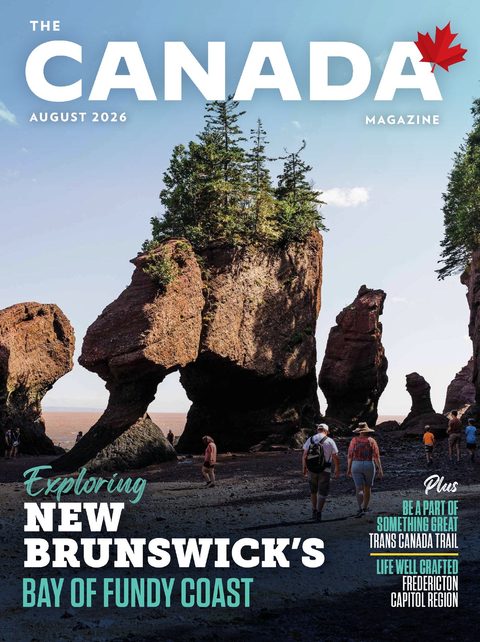 The August 2026 Travel and Lifestyle cover of The Canada Magazine