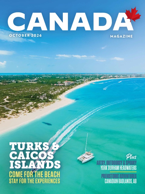 The October 2026 Travel and Lifestyle cover of The Canada Magazine